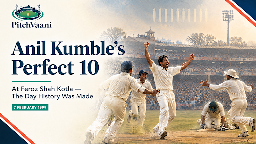 Anil Kumble’s Perfect 10 at Feroz Shah Kotla