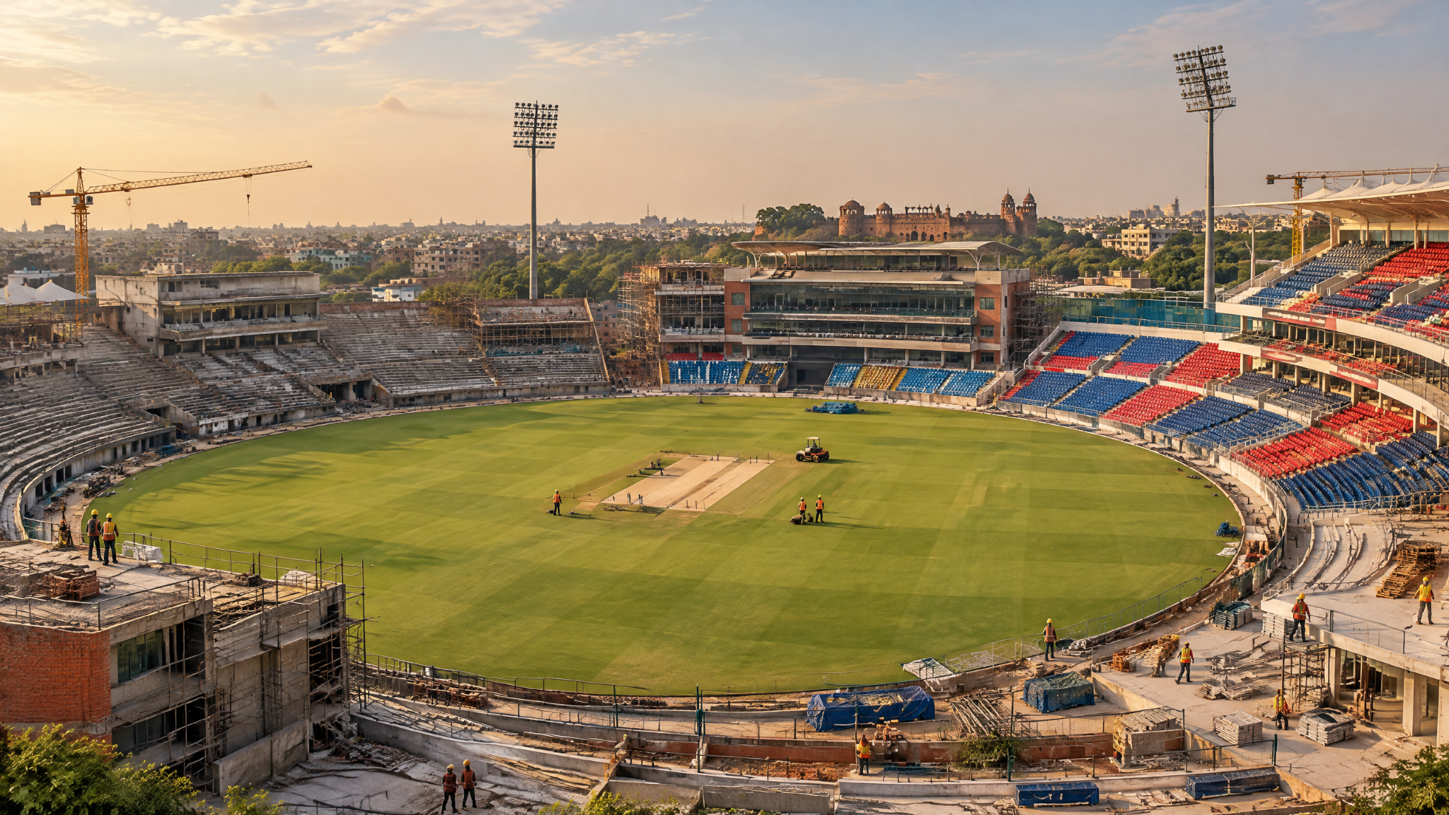 Arun Jaitley Stadium weather and records