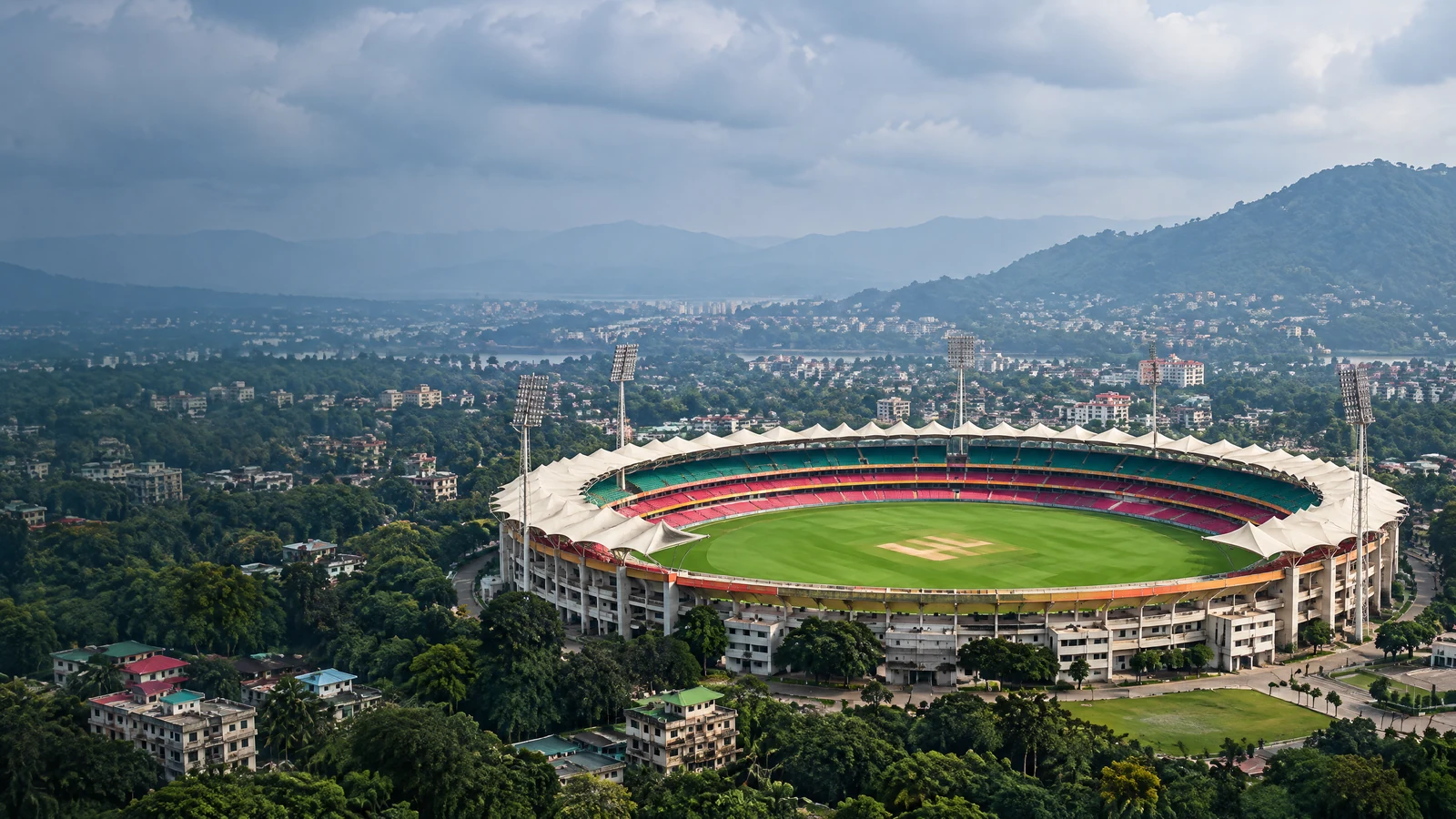 Cricket Stadium in Assam with Barsapara Cricket Stadium in Guwahati