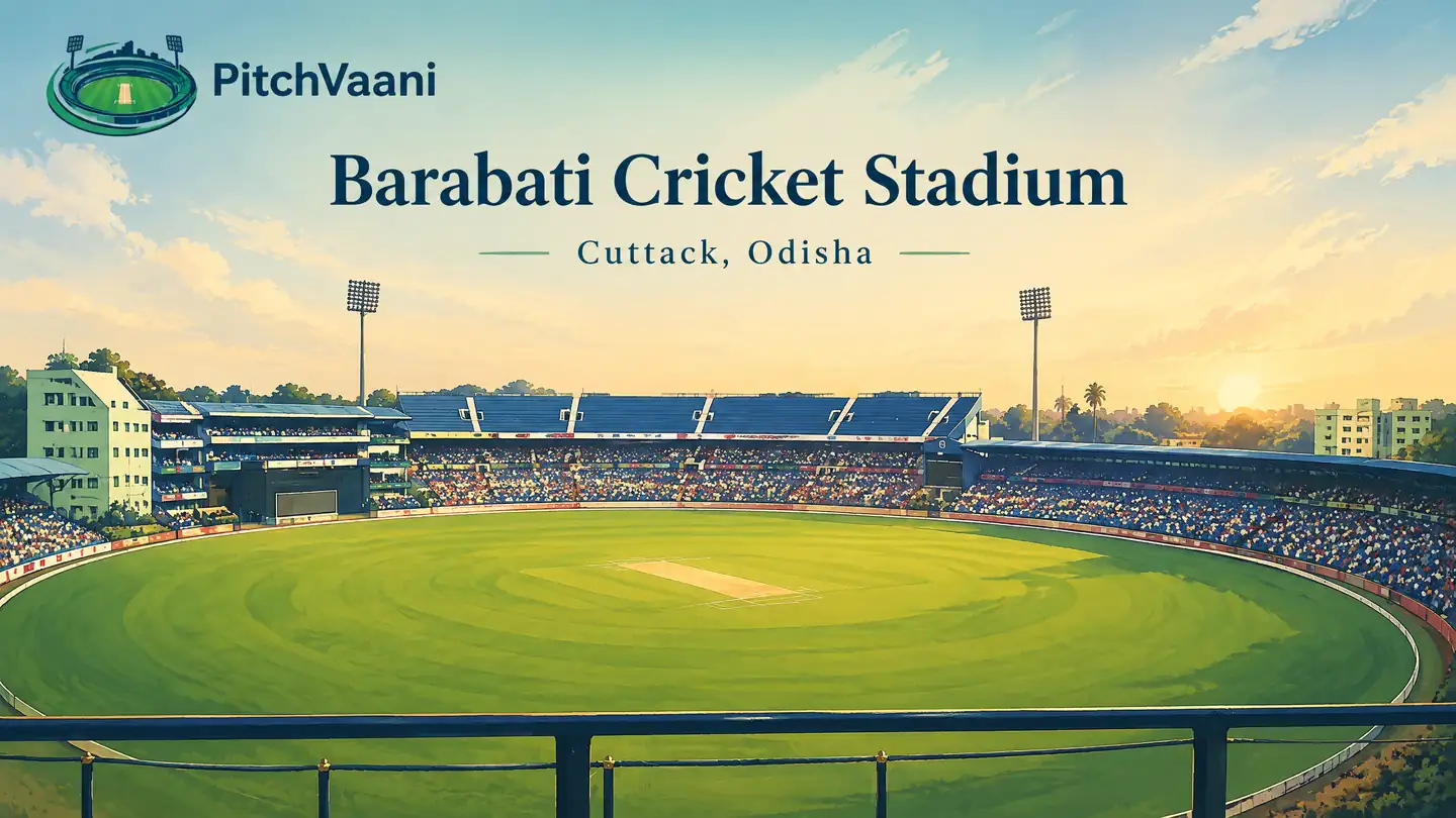 Barabati Cricket Stadium, Cuttack — representative Odisha stadium illustration
