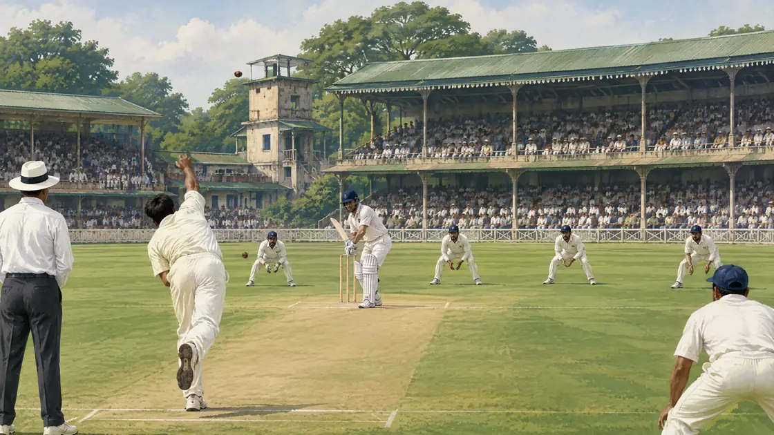 Barabati Cricket Stadium Test history — editorial match illustration