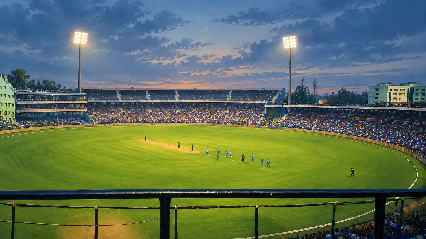 Barabati Cricket Stadium, representative editorial illustration for Odisha