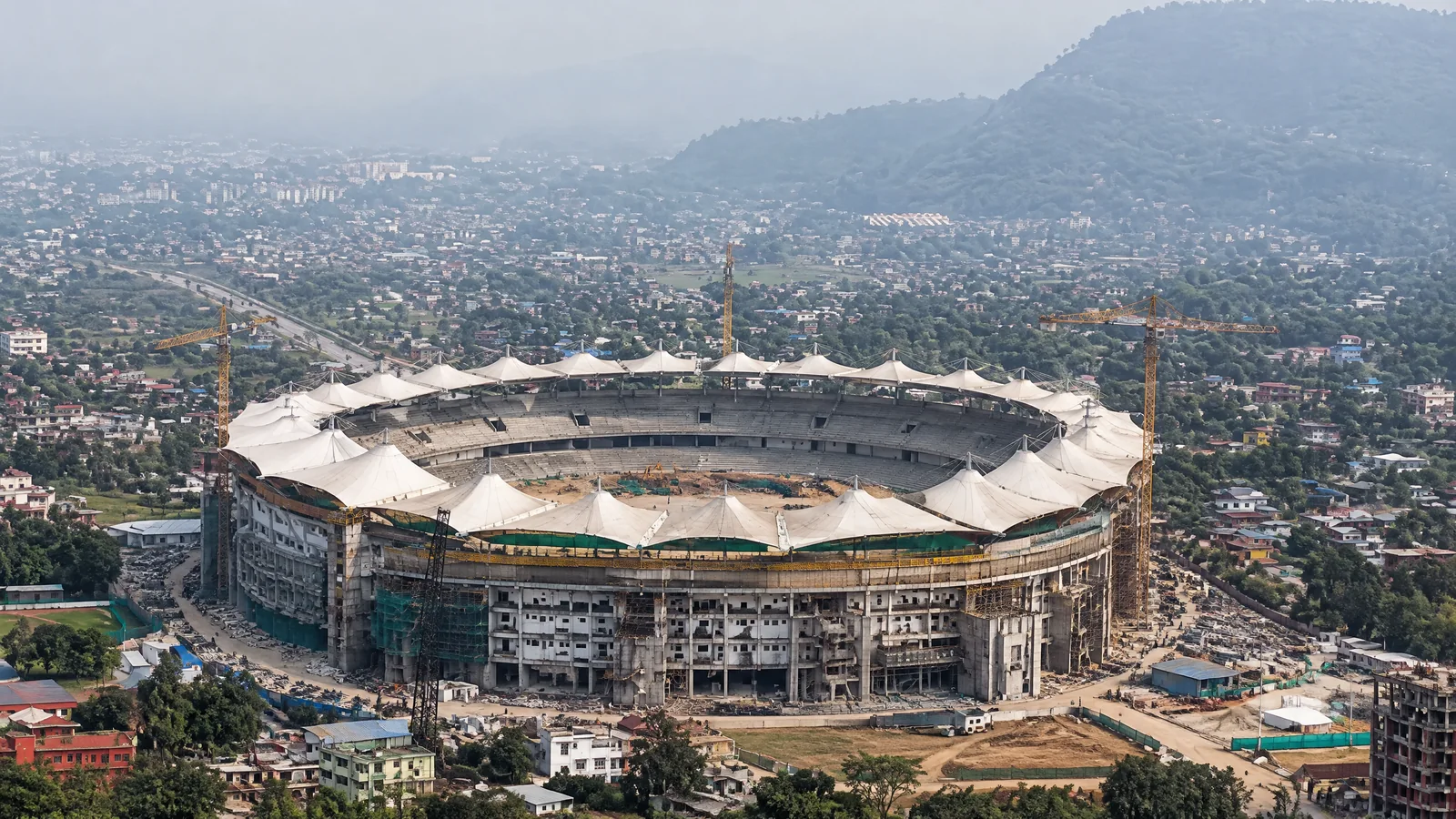 Development history of Barsapara Cricket Stadium in Guwahati
