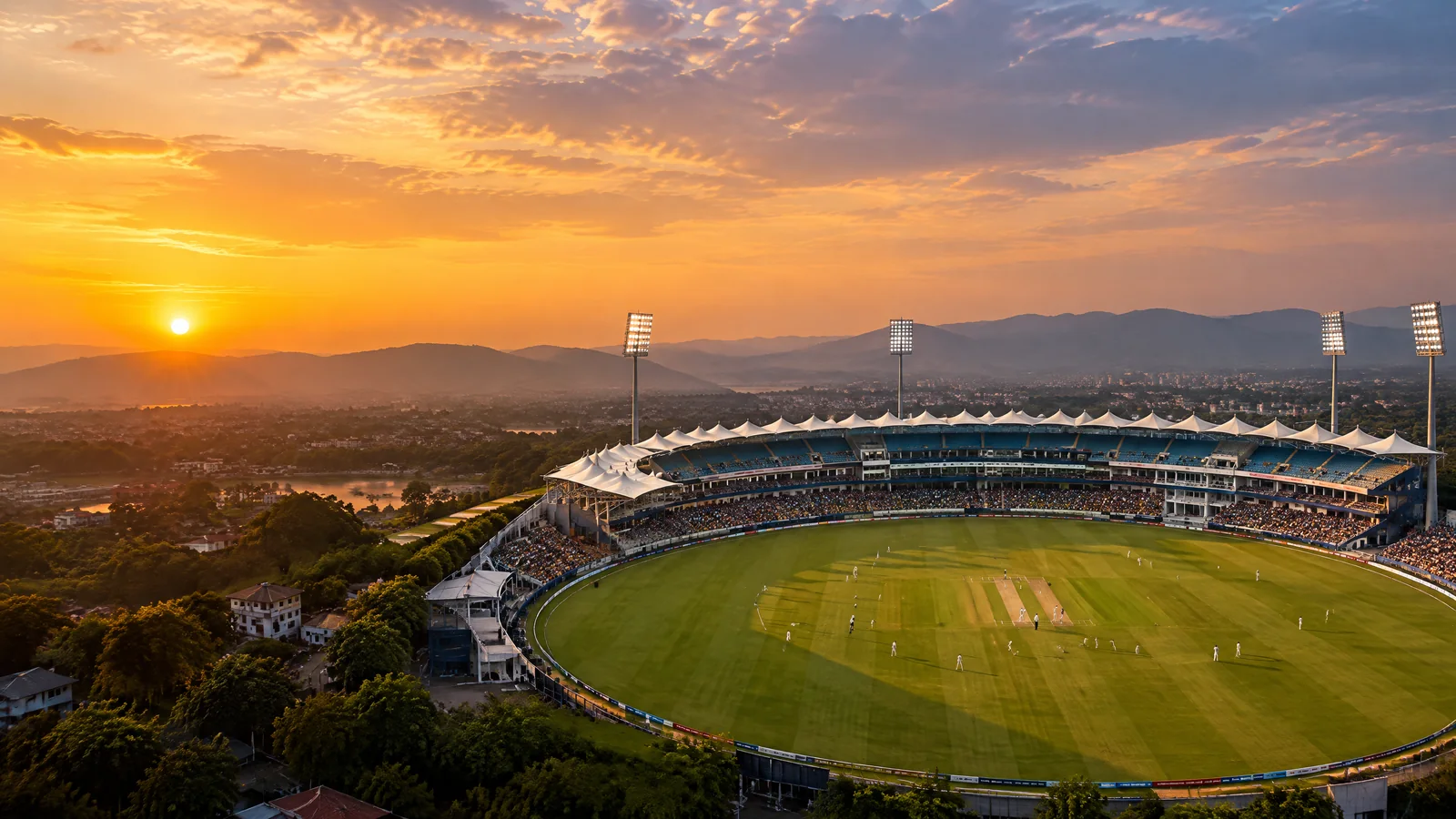 Barsapara Cricket Stadium Guwahati records and stats under floodlights