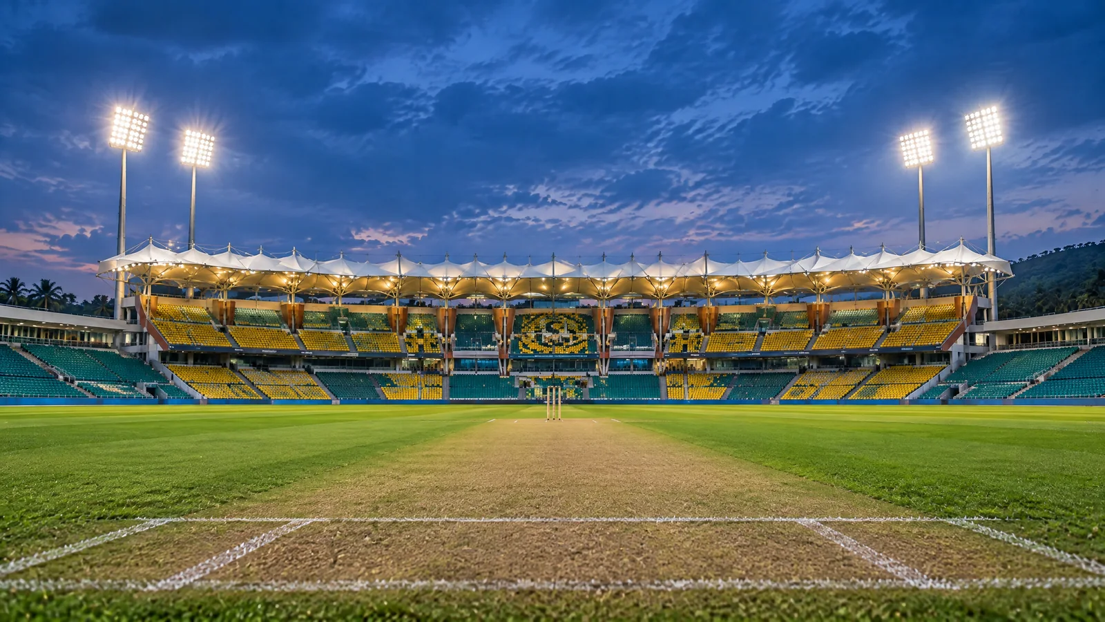 Greenfield Stadium pitch report and records