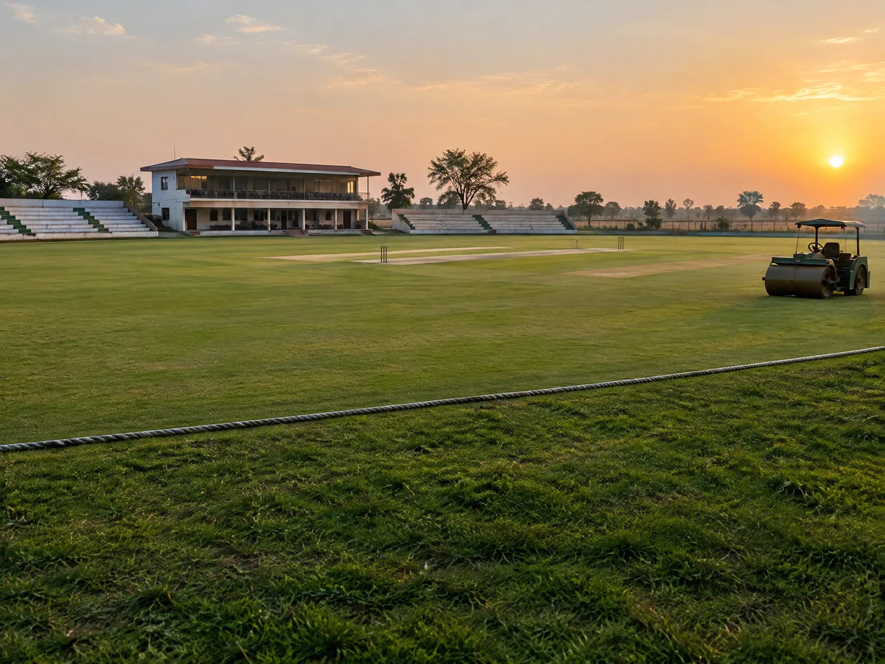 Chaudhary Bansi Lal Cricket Stadium in Lahli, Haryana