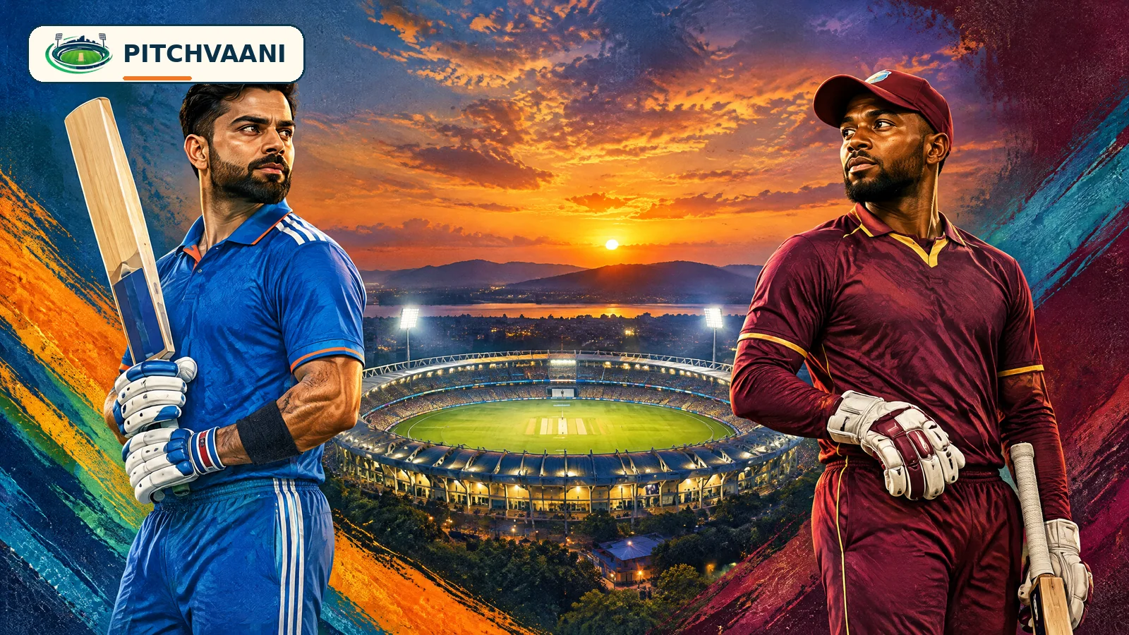 Virat Kohli and Shai Hope comparison for the India versus West Indies ODI in Guwahati