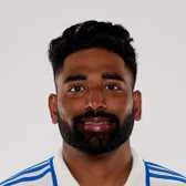 Mohammed Siraj — Indian pace bowler