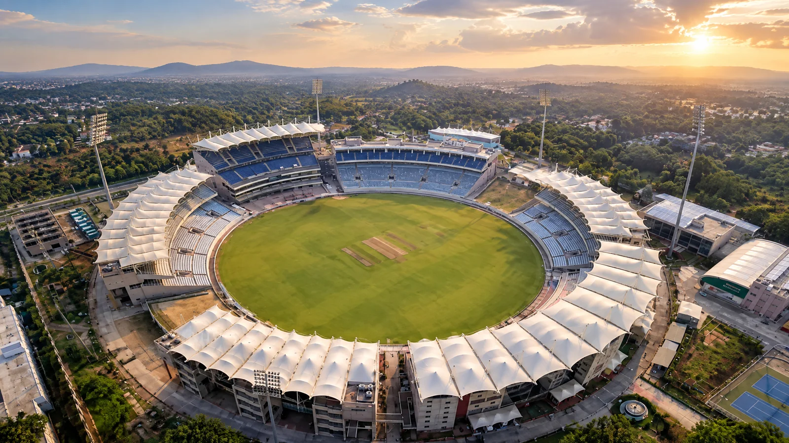 Cricket Ground in Jharkhand with JSCA International Stadium in Ranchi