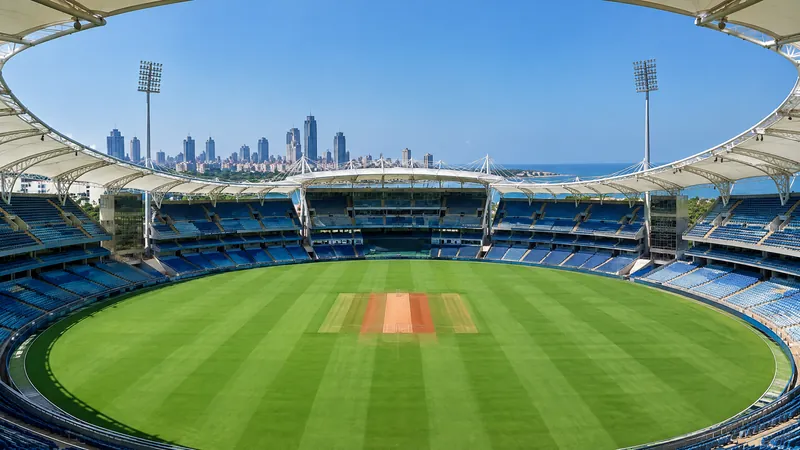 Wankhede Stadium, representative cricket-ground photograph for Maharashtra