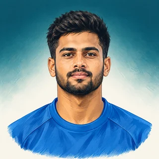 Editorial illustration representing Naman Dhir; not a photograph