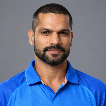 Shikhar Dhawan editorial portrait