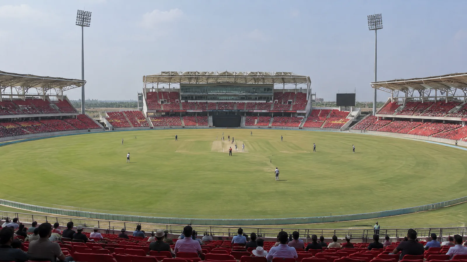Early one-day cricket at Raipur Cricket Stadium in 2010