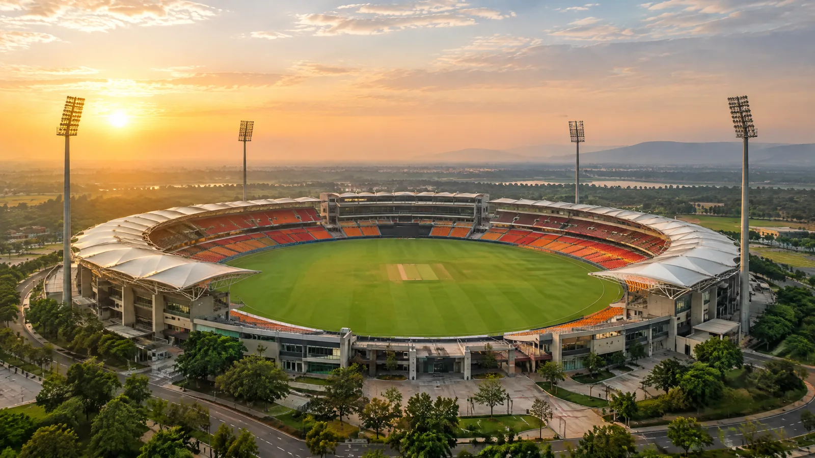 Raipur Cricket Stadium history at the Naya Raipur venue