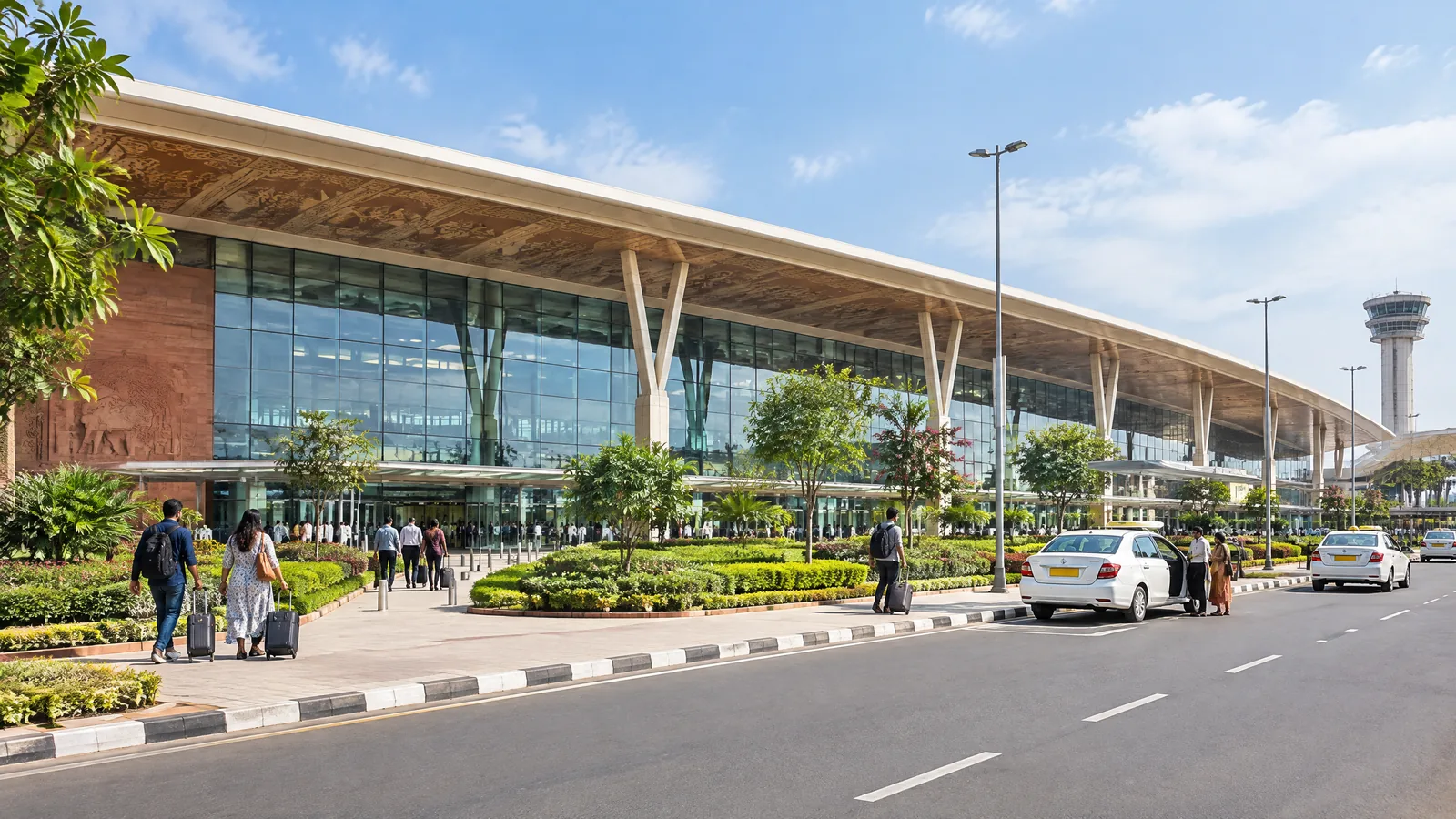 Aircraft and ground transport at Swami Vivekananda Airport
