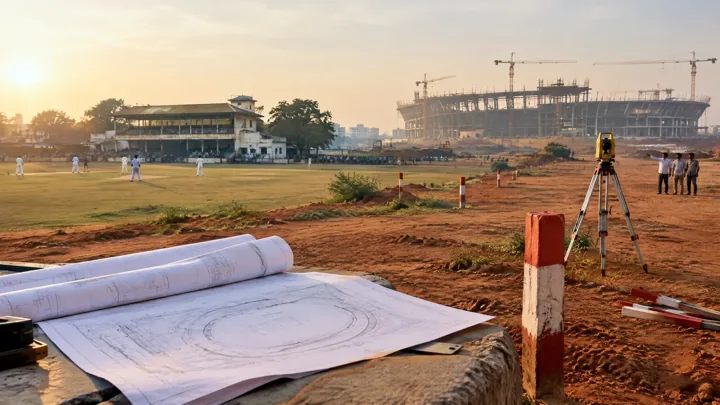 Rajiv Gandhi International Stadium overview in Hyderabad