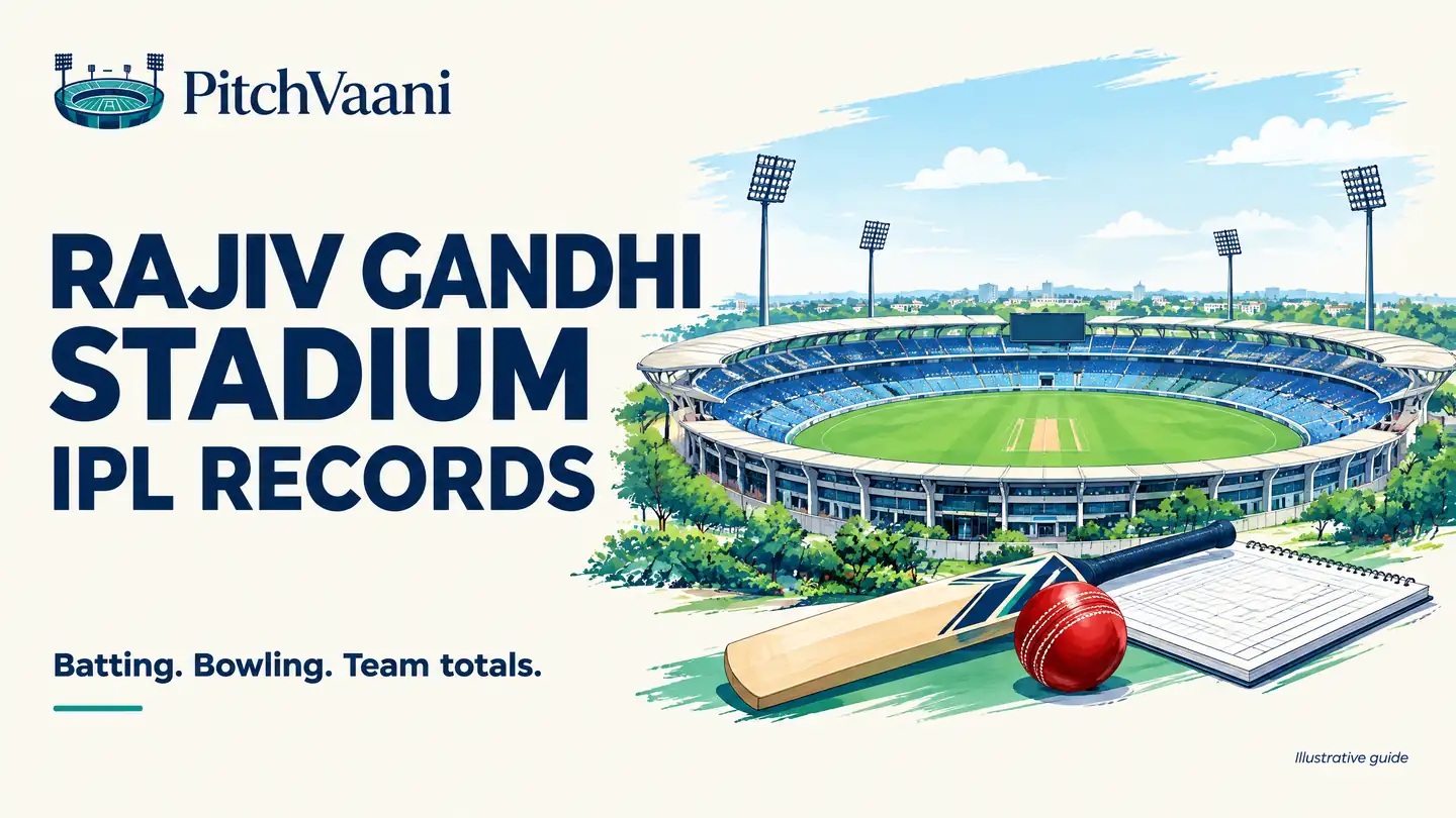 Rajiv Gandhi Stadium IPL Records