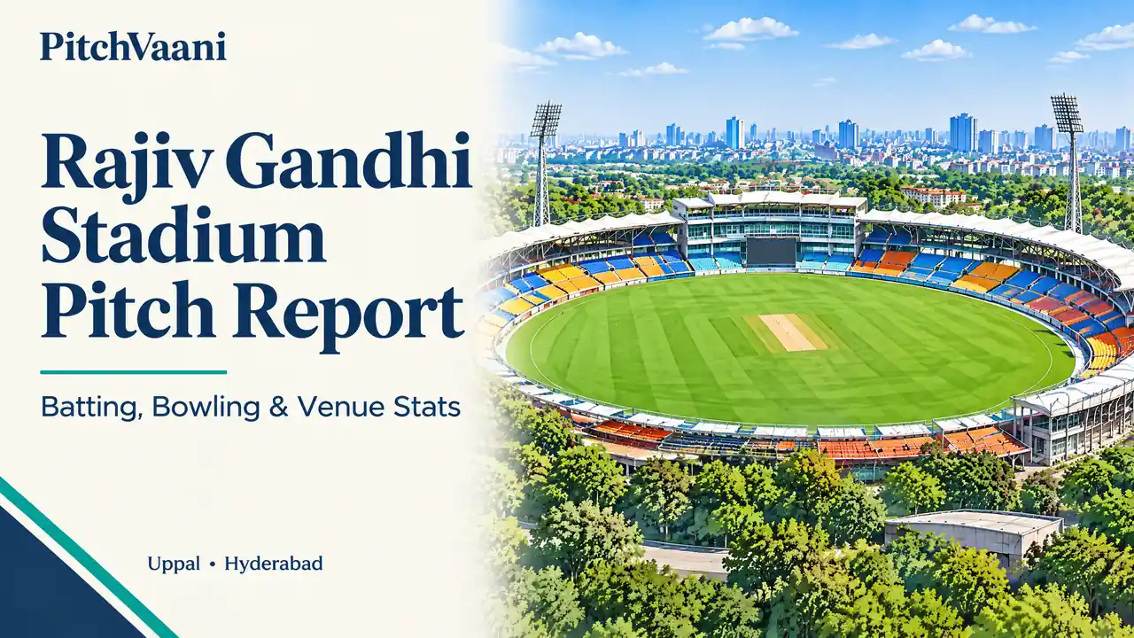 Rajiv Gandhi Stadium Pitch Report