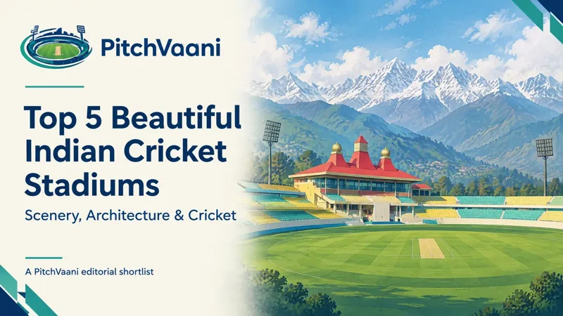 Top 5 Beautiful Indian Cricket Stadiums