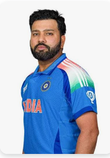 Rohit Sharma, user-supplied player-context portrait; not a photograph of the individual record innings