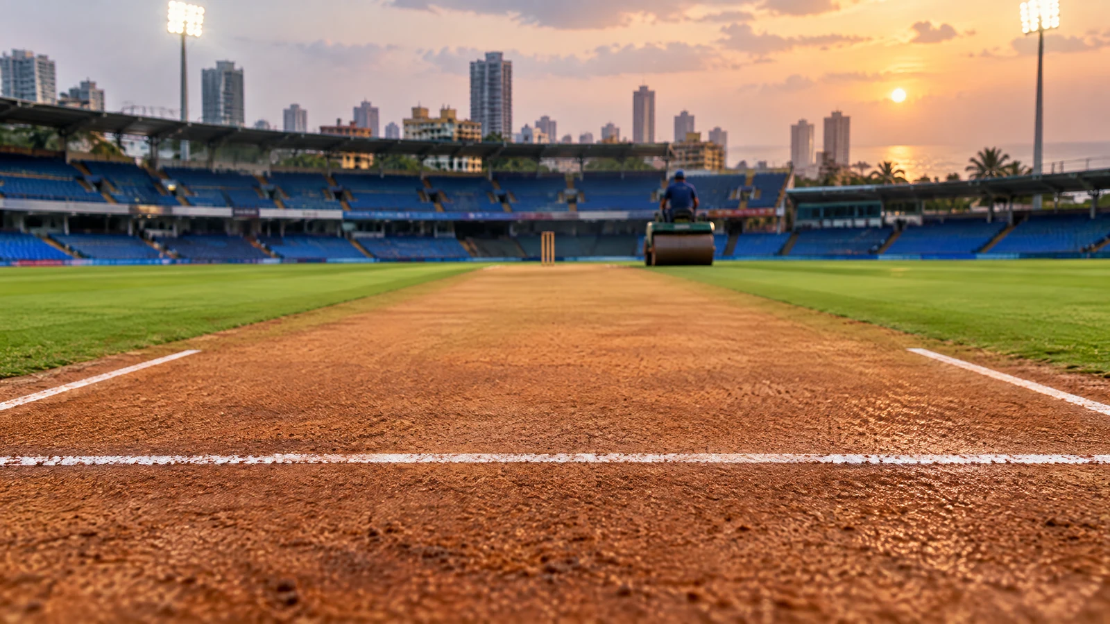 Wankhede Stadium pitch conditions editorial illustration