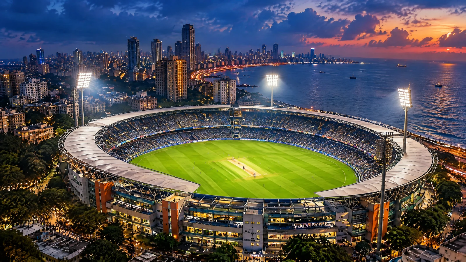 Wankhede Stadium weather and records editorial illustration